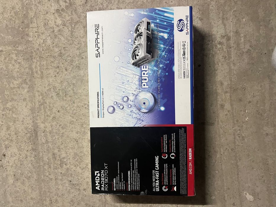 AMD Radeon RX 9070 XT Sapphire PURE SIGILATA!