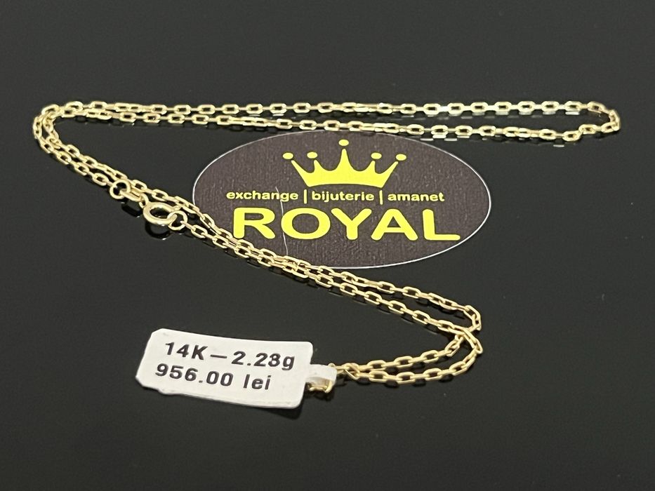 Bijuteria Royal CB : Lant aur 14K 585  2,23 grame