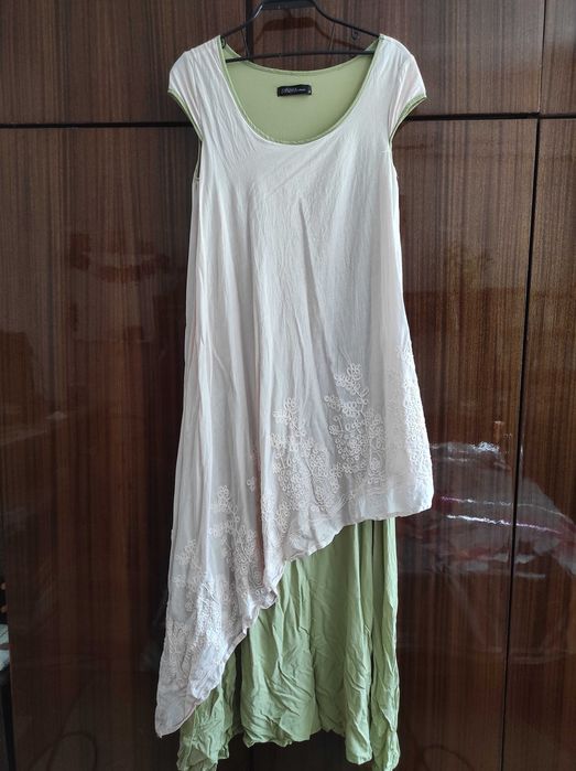 Дълга дамска лятна рокля Zanzea, памук