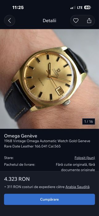 Omega automatic geneve date