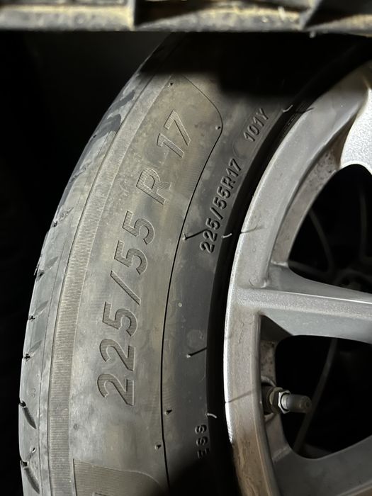 Roti complete vara BMW * 17 225/55/17 Michelin