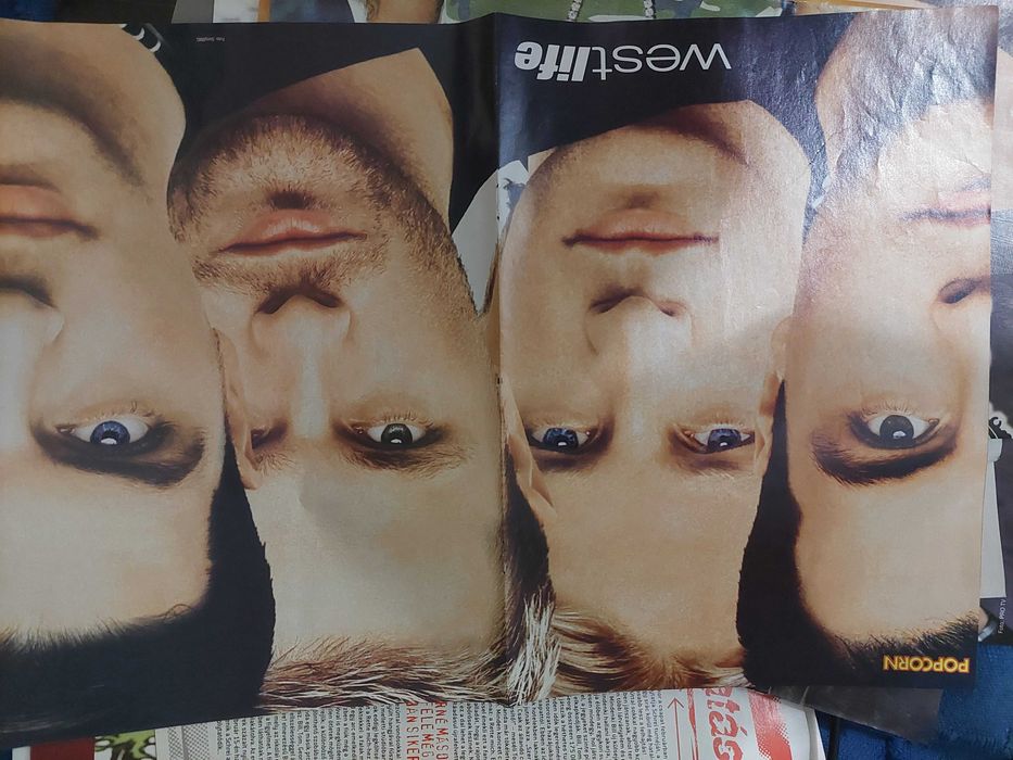 Poster cu Westlife/ Bere Gratis