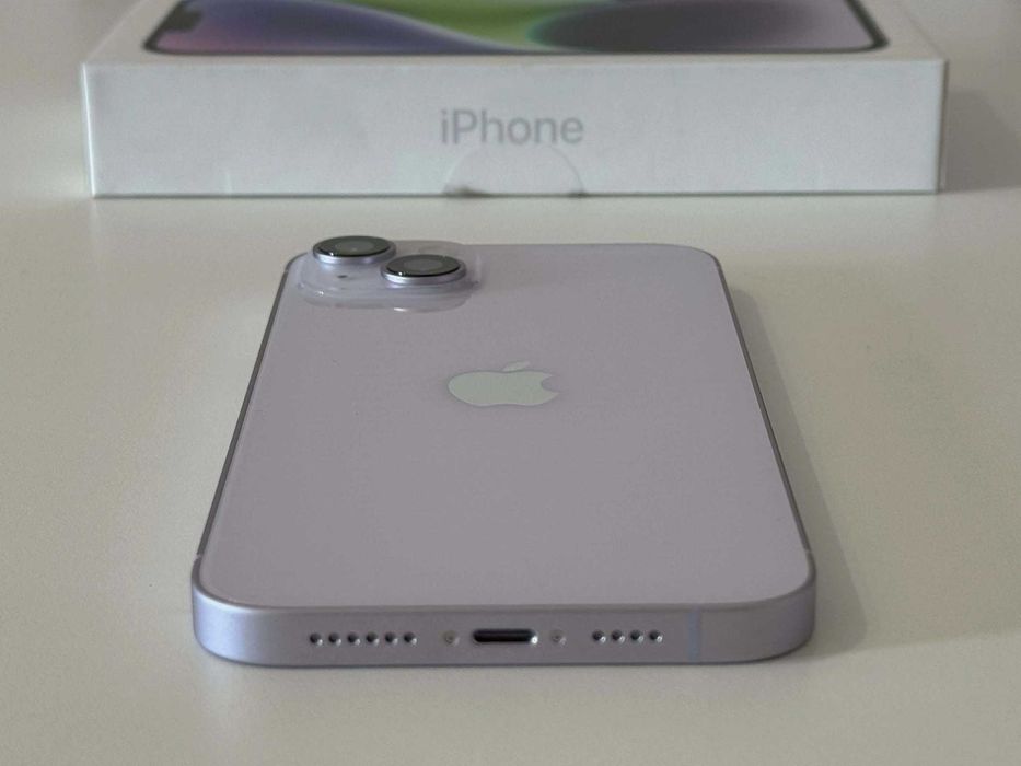 Бартер! НОВ! 100% Батерия! iPhone 14 Plus Purple (Лилав)