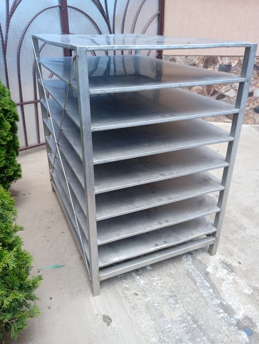Rafturi inox cu polițe