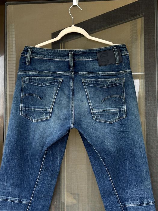 Мъжки дънки G-Star RAW (Scutar 3D Slim Tapered) - размер W31 / L36, Отлично състояние