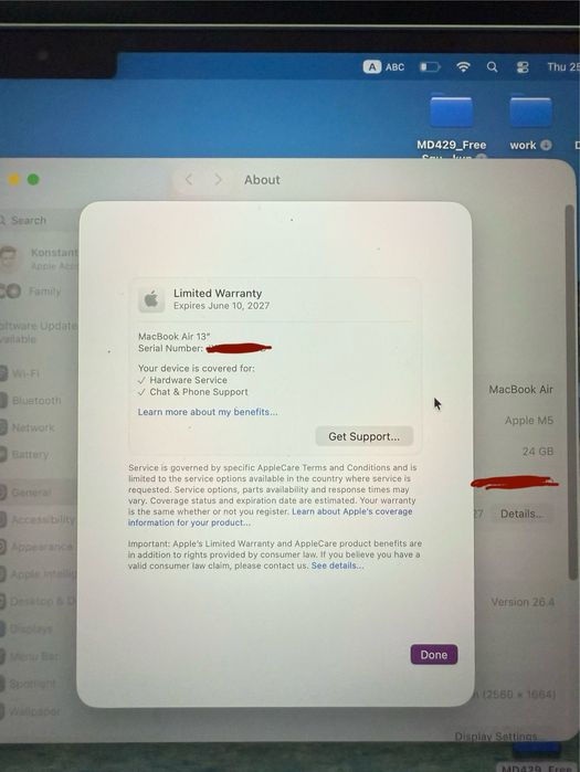 MacBook Air M5 24/512