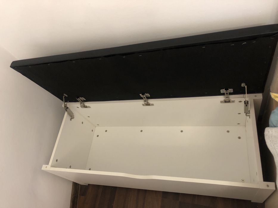 Vand lada de depozitare, PAL, Alb, 105 x 40 x 45 cm