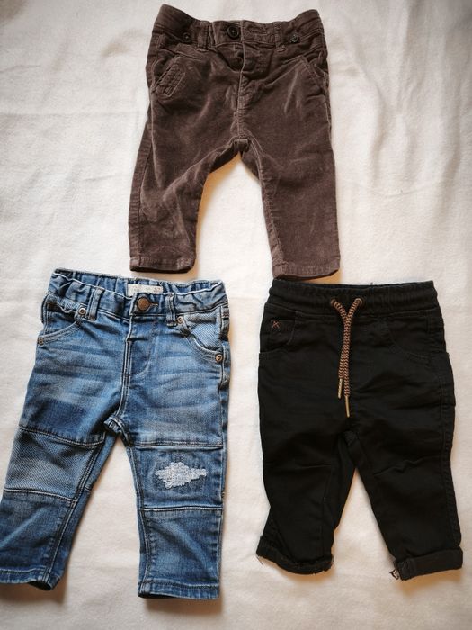 Лот ватирани блузки H&M, Sinsay, 4-6 месеца