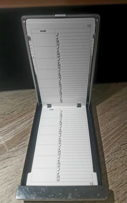 Agenda telefonica mecanica vintage