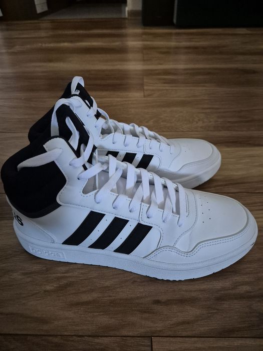 Sneakers Adidas Hoops 3.0 marimea 42 Mid Classic Vintage Shoes GW3019 Alb