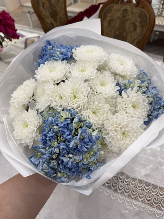 Цветы бу гортензия