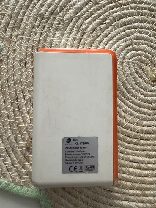 Baterie externa MYRIA 12000mAh