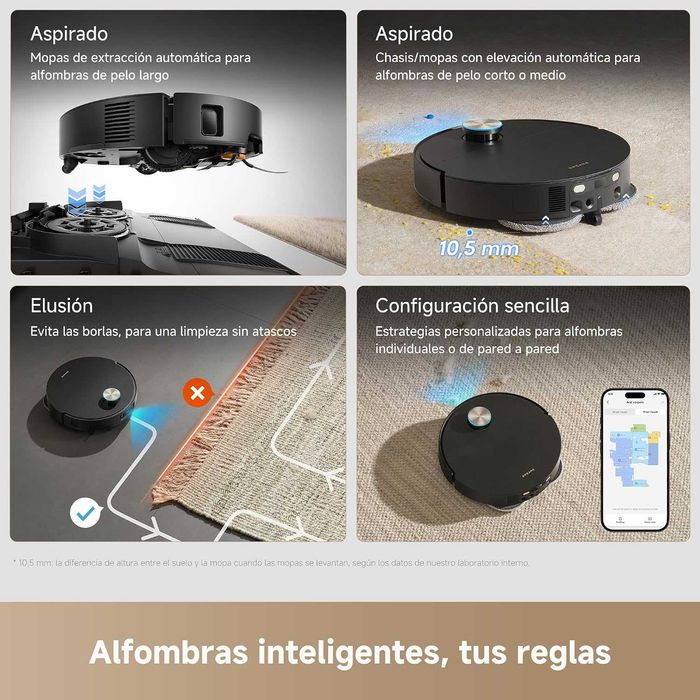 Нова AI Прахомускачка Робот за Сухо и Мокро Почистване Dreame X50s Ultra Slim, 2 години Гаранция, 35,000 Pa