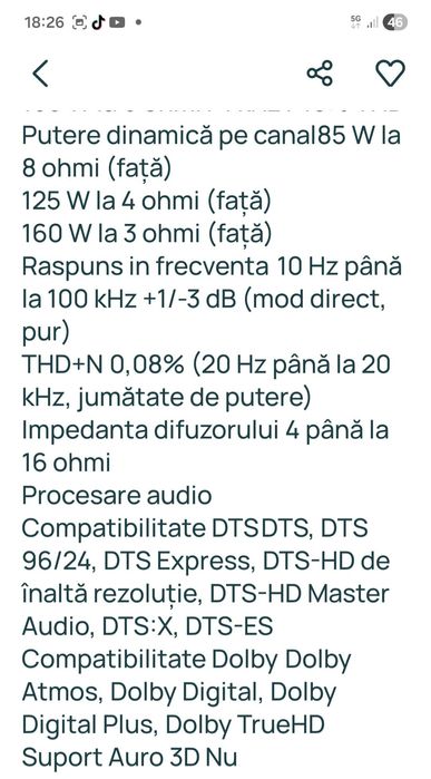 Riceiver Pioneer vsx933.