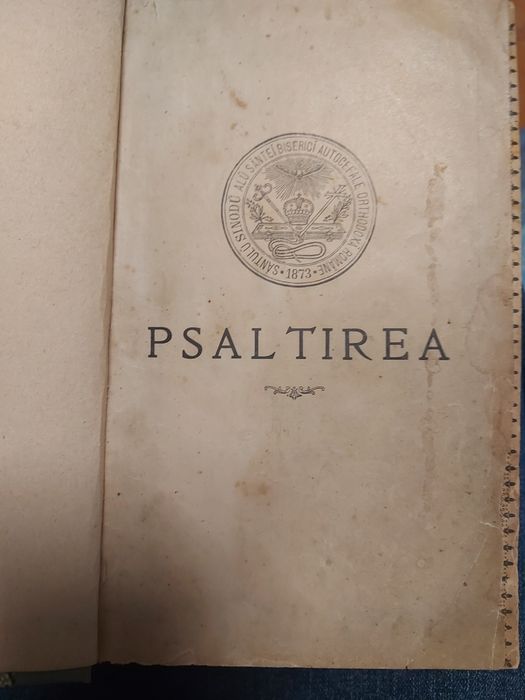 Psaltirea 1910 - Biserica Ortodoxă