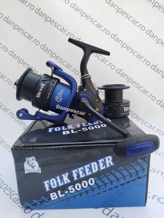 Mulineta WindbBlade FOLK Feeder BL5000 8 rulmenti tambur Long Cast