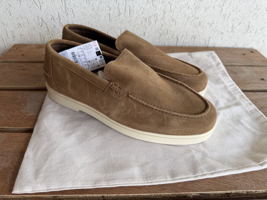 Loafers zara mango piele naturala