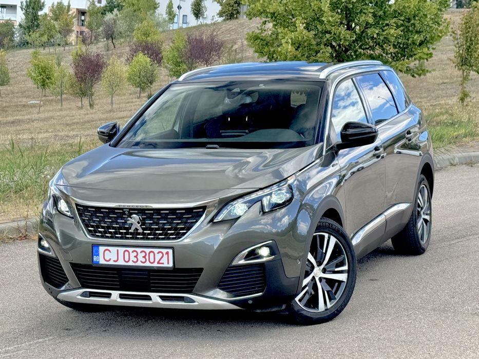 PEUGEOT 5008 GT LINE 1.6 Diesel Automat Full Led Trapa Panoramica Distronic Line Assist Camere 360 Soft Clouse TOP