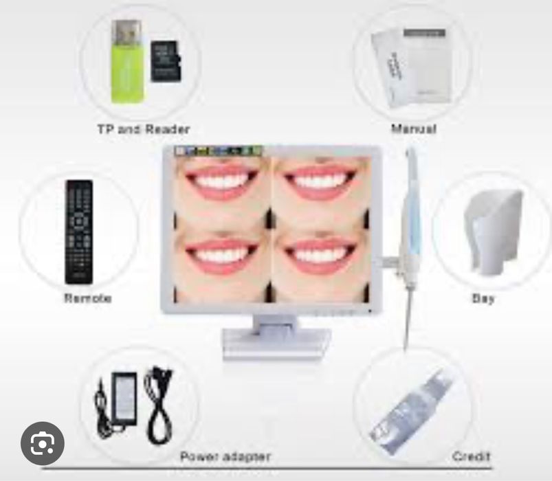 Стоматологическая интраоральная камера с 17 монитором Appledental V2.0