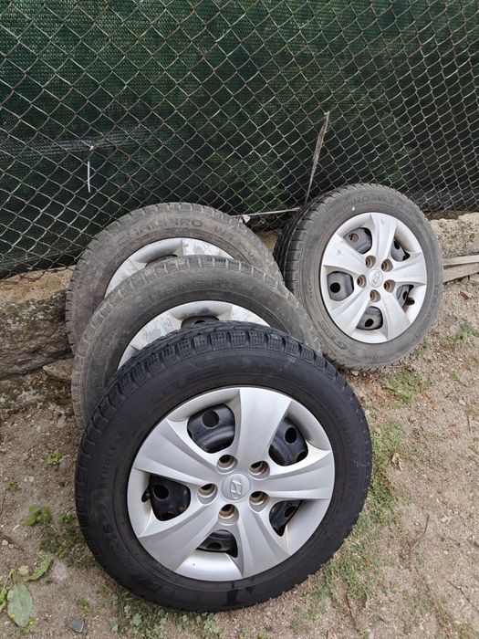 Железни джанти 15 с тазове и зимни гуми 185/65/15