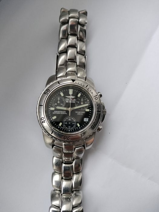 Ceas sector Sapphire cristal