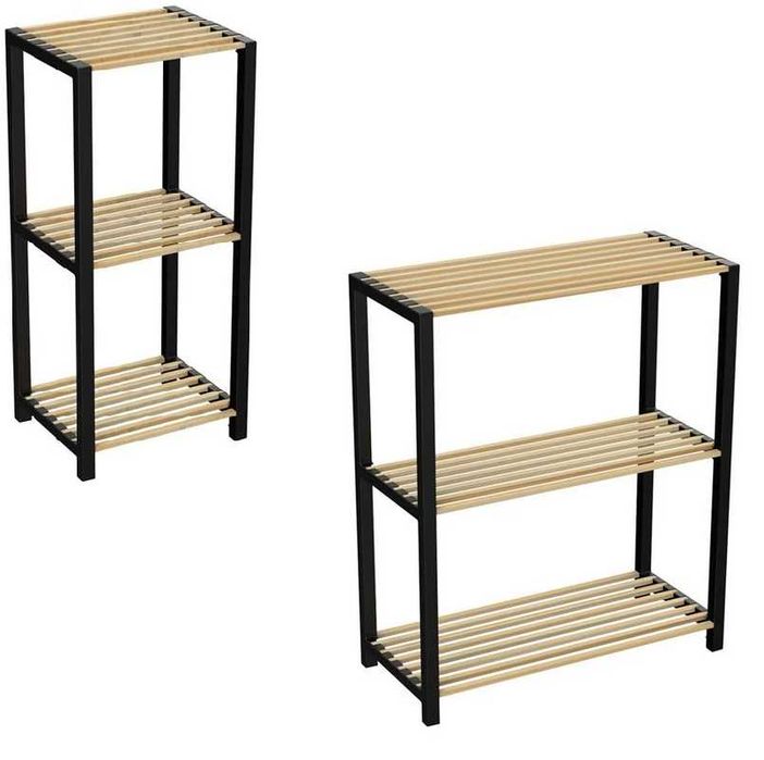 Органайзер Mercado Trade, За съхранение, 3 рафта, Дърво, Кафяв