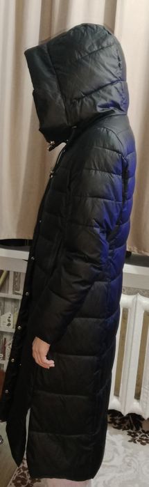 Длинное зимнее пальто