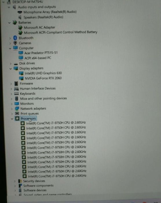 Predator Triton 500. 4Tb ssd+32Gg RAM ssd 512.windows 11 pe el