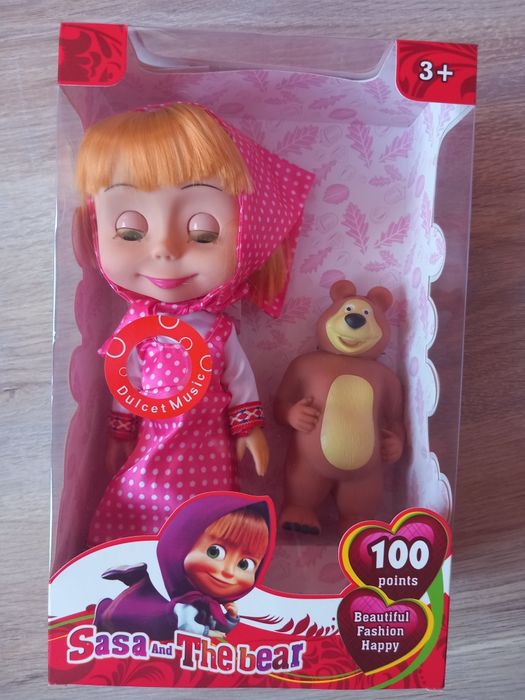 Детска музикална играчка Маша и Мечока