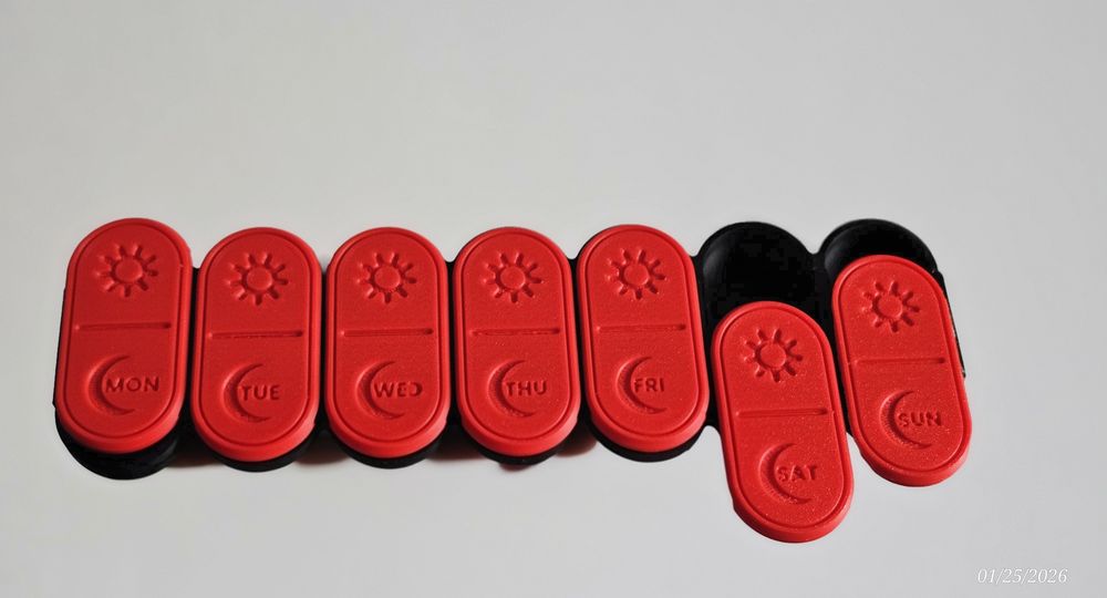 *3D print* кутия за хапчета