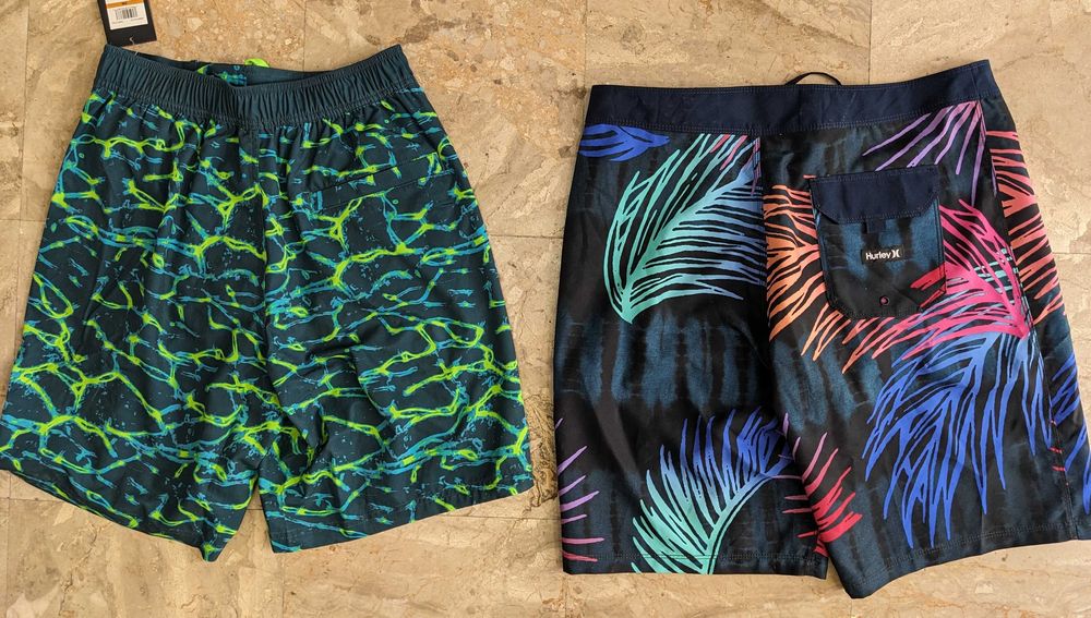 Чисто Нови Hurley,Under Armour Swim Board shorts мъжки бански от Сащ
