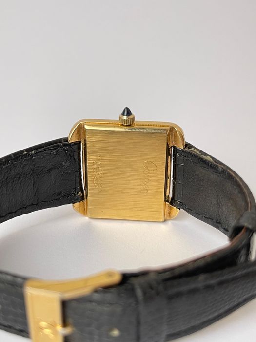 Ceas Cartier Tank Stepped unisex 28mm dismetrul conditie excelenta