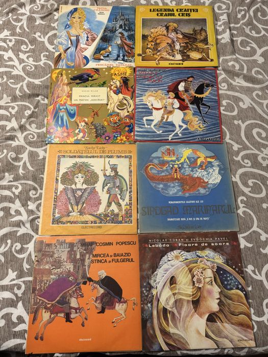 Discuri vinil povești basme piese teatru versuri