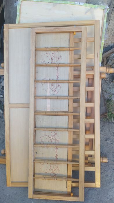 Манеж детский деревянный