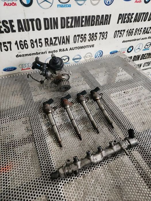 Kit Injectie Injectoare Pompa Rampa Audi A4 B8 A5 A6 C7 Q5 Q3 Etc. 2.0 Tdi Euro 5/6 190 Cai Cod 04L