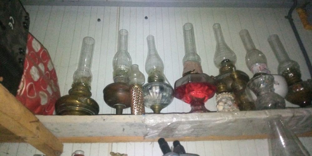 Obiecte decorative din podul casei.