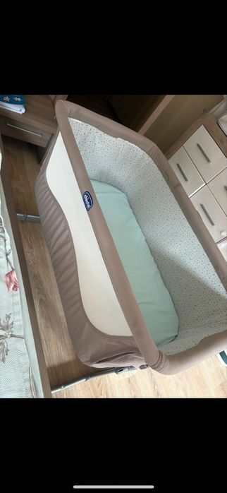 Бебешка кошара с падаща страна Chicco - Next 2 Me