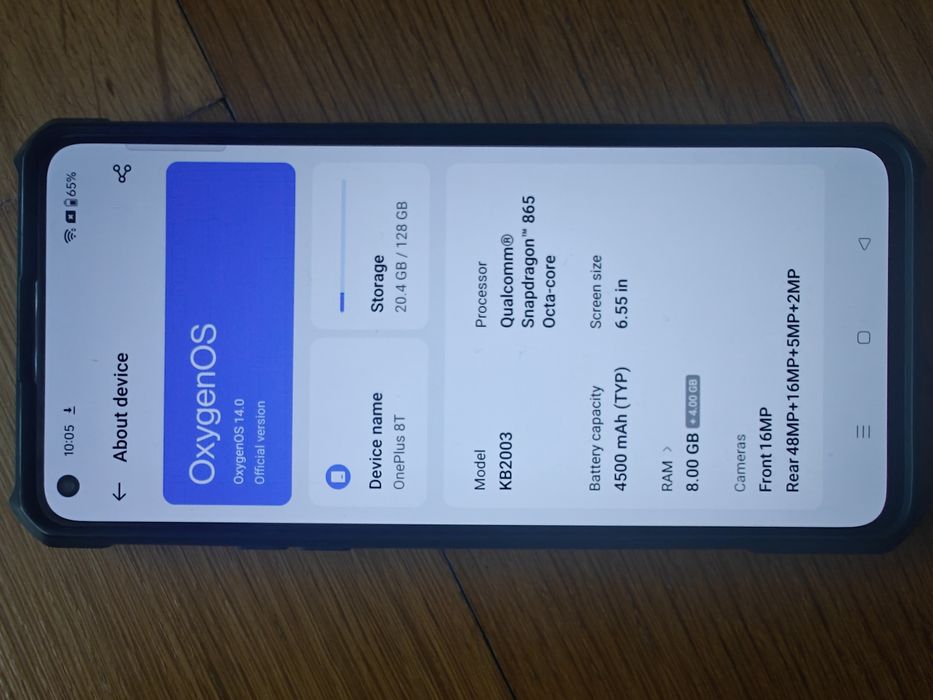 Oneplus 8T 8GB RAM, stocare 128GB