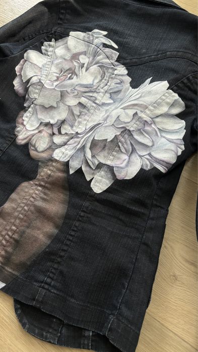 Джинсовка с росписью