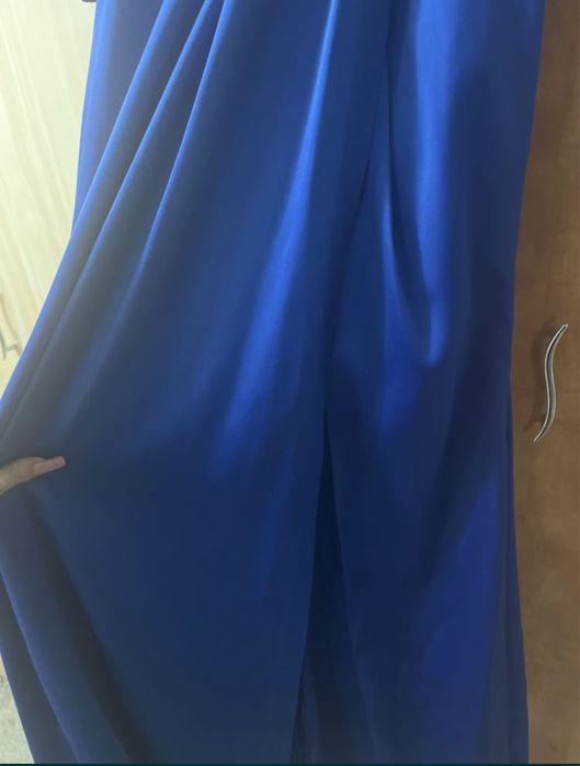 rochie lunga din satin