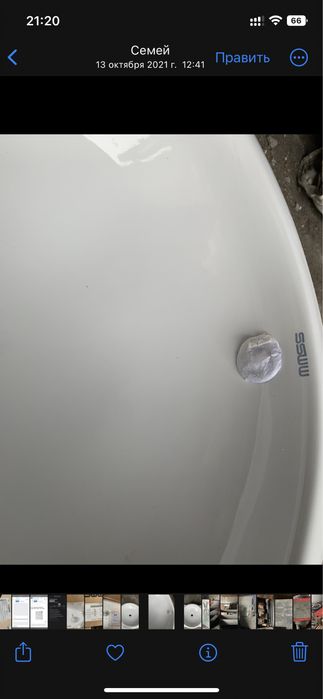 Раковина круглая