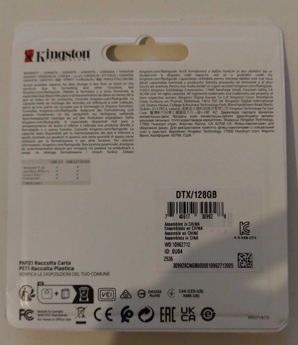 Stick / Memorie USB Kingston DataTraveler Exodia 128GB, USB 3.2