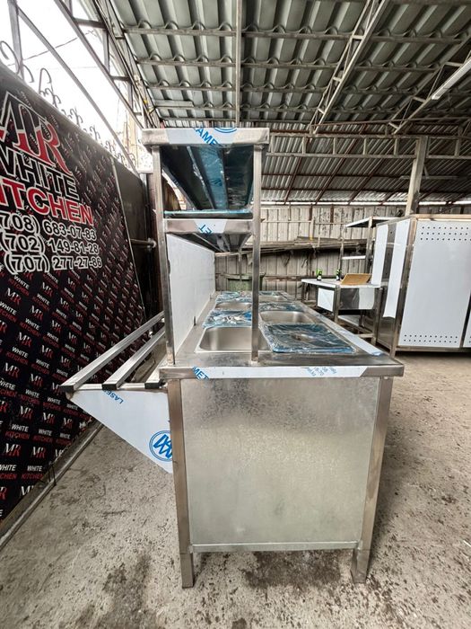 Линии раздачи мармиты столы саладетто