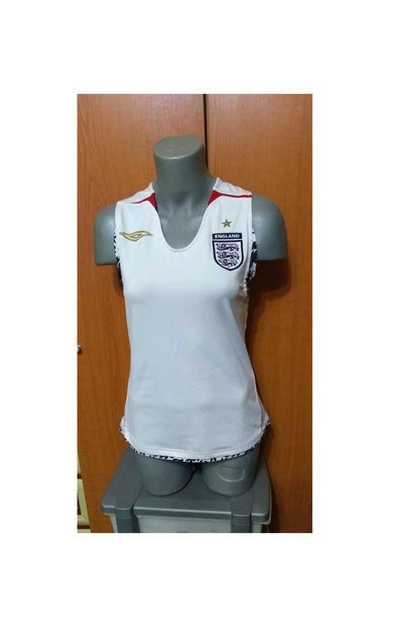 Bluza/ Tricou Umbro England alb/bleomarin fara maneci, tematica UK, M