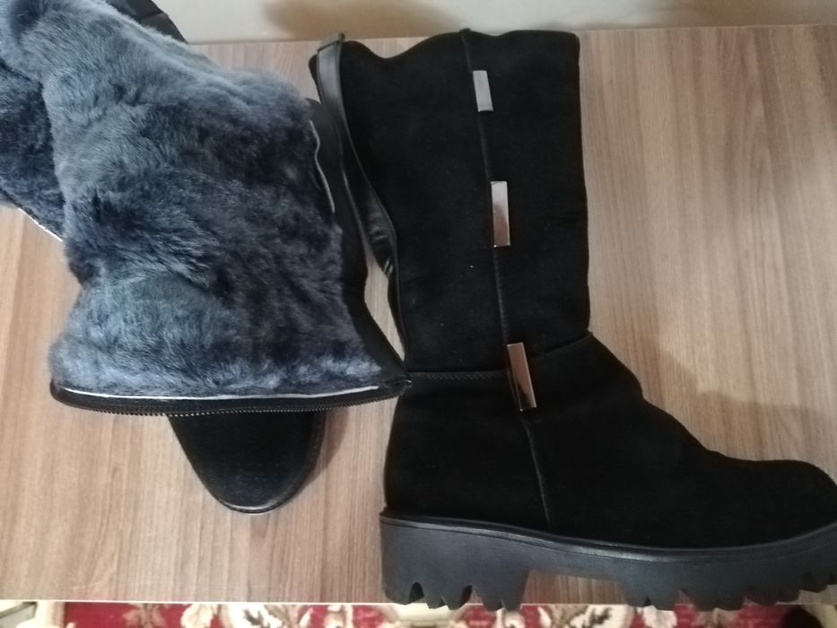 Сапоги замшевые для девочек