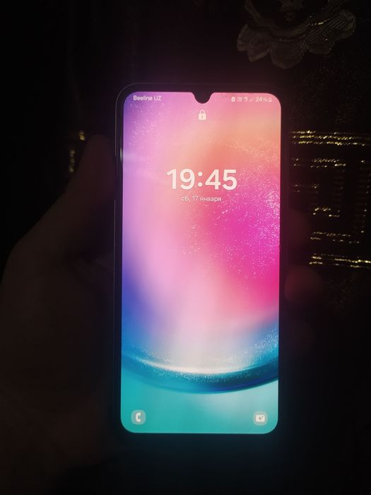 Samsung a24 6/128tali bir qol ishlatilgan xolati alo Karopka dakument