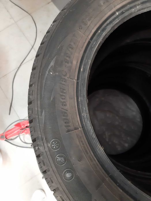 Зимни гуми,4 броя,16 цола,Дот 2013,употребявани,отлично състояние