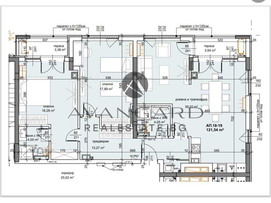 оф.25101 Просторен Тристаен / Тракия