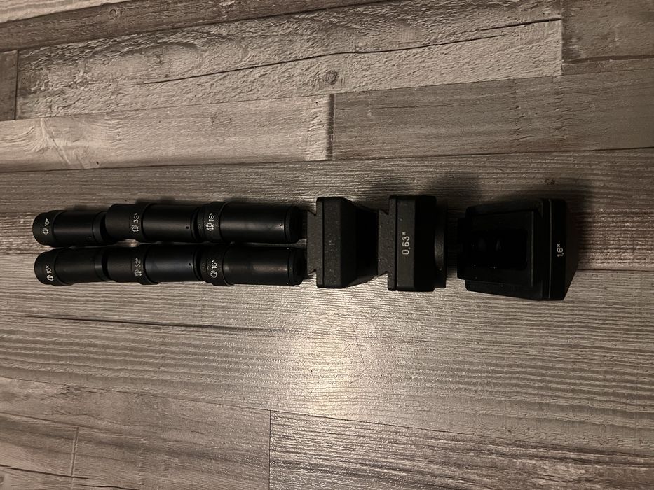 Set de oculare si obiective pentru microscop stereo IOR