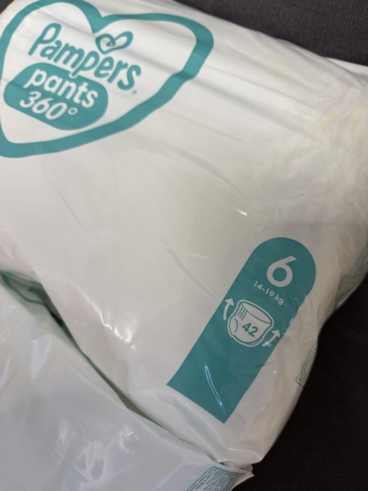 Scutece Chilotel Pampers Active Baby Pants 360 Marimea 6, 14kg-19kg, 84 buc + 10 aleze cadou